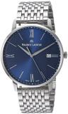 Maurice Lacroix Men's Eliros Swiss Quartz Watch with Stainless-Steel Strap, Silv...