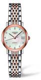 Longines Elegance Monther of Pearl Stainless Steel and Rose Gold Ladies Watch L43095877