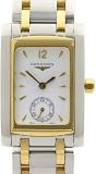 Longines Dolcevita Steel Gold Tone White Dial Quartz Ladies Watch L5.502.5.28.7