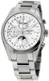 Longines Conquest Classic Silver Dial Chronograph Stainless Steel Mens Watch L27984726