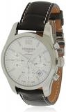 Longines Conquest Classic Chrono White Dial Brown Alligator Mens Watch L2.786.4.76.3