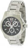 Longines Conquest Chronograph Black Dial Stainless Steel Mens Watch L37004566