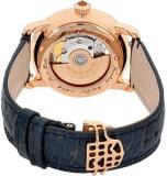 Frederique Constant Women's Heart Beat Gold Swiss-Automatic Watch with Leather Strap, Blue, 18 (Model: FC-310HBAND2P4)