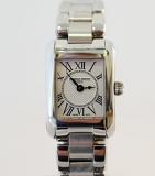 Frederique Constant Classics Carree Silver Dial Stainless Steel Ladies Watch FC-200MC16B
