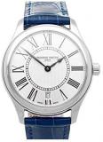 Frederique Constant Women's Classics 36mm Blue Leather Band Steel Case Quartz Analog Watch FC-220MS3B6