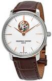 Frederique Constant Slimline Silver Dial Stainless Steel Ladies Watch FC312V4S6