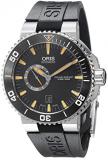 Oris Men's 74376734159RS Aquis Analog Display Swiss Automatic Black Watch