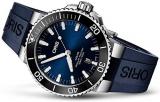 Oris Aquis Date Automatic Blue Dial Stainless Steel with Rubber Strap Men's Watch