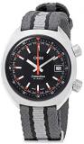 Oris Chronoris Automatic Black Dial Grey Textile Men's Watch 01 733 7737 4054-07...