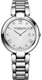 Raymond Weil Women's Shine Swiss-Quartz Watch with Stainless-Steel Strap, Silver (Model: 1600-ST-00618)