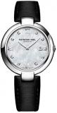Raymond Weil Women's Shine Quartz Watch with Stainless-Steel Strap, Silver, 15.5 (Model: 1600-ST-00995)