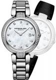 Raymond Weil Women's Swiss-Quartz Watch with Stainless-Steel Strap, Silver, 16 (Model: 1600-SCS-97081)