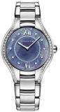 Raymond Weil Noemia Stainless Steel Blue Dial Diamond Womens Watch - 5132-STS-00955