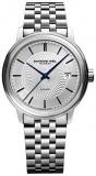 Raymond Weil Men's Maestro Automatic-self-Wind Watch with Stainless-Steel Strap, Silver, 0.2 (Model: 2237-ST-65001)