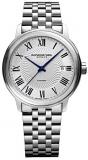 Raymond Weil Men's Maestro Swiss-Automatic Watch with Stainless-Steel Strap, Silver, 20 (Model: 2237-ST-00659)