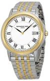 Raymond Weil Tradition White Dial Two-tone Mens Watch 5466-STP-00300