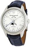 Baume et Mercier Clifton Moonphase Automatic White Dial Men's Watch 10450