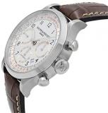 Baume and Mercier Capeland White Dial Chronograph Mens Watch 10082