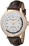 Baume & Mercier Men's A10107 Capeland Rose Gold Automatic Watch with Brown Leather Band