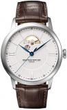 Baume &amp; Mercier Classima Automatic Silver Dial Brown Leather Strap Mens Watch M0A10524