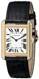 Cartier Women's W5200004 Tank Solo 18kt Yellow Gold Case Watch