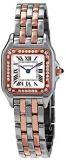 Cartier Panthere de Cartier Silver Dial Steel and 18kt Rose Gold Small Ladies Watch W3PN0006