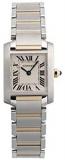 Cartier Women's W51007Q4 Tank Francaise Stainless Steel and 18K Gold Watch