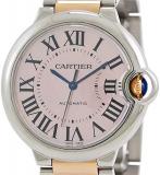 Cartier Ballon Bleu Pink Mother of Pearl Dial Ladies Watch W2BB0011