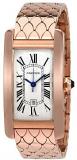 Cartier Tank Americaine Silvered Flinque Dial Ladies Watch W2620032