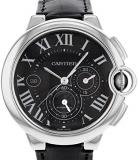 Cartier W6920052 Ballon Bleu Black Dial and Leather Strap Chronograph Automatic Men's Watch