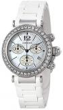 Cartier Pasha Seatimer 18kt White Gold Chronograph Mother of Pearl Dial Ladies Watch WJ130003