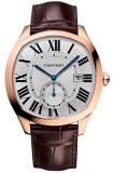 Cartier Drive Silver Dial 18KT Rosegold Automatic Men's Watch WGNM0003