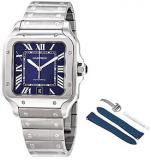 Cartier Santos De Cartier Blue Dial Men's Watch WSSA0013