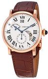 Cartier Rotonde Silvered Guilloche Dial Mens Watch W1556240