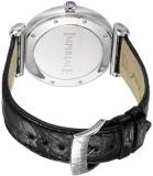 Chopard Imperiale Ladies Silver Diamond Dial Leather Strap Watch 388531-3002