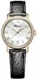 Chopard Women's Classic 33.5mm Black Leather Band Steel Case Automatic MOP Dial Analog Watch 134200-5001