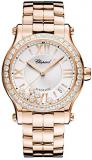 Chopard Happy Sport Rose 18 ct Gold 36mm Automatic Ladies Watch 274808-5004
