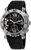 Chopard Women's 288499-3016 R Happy Sport Chronograph Rubber Black Dial Watch