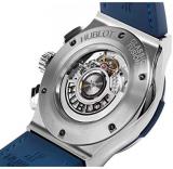 Hublot Classic Fusion Automatic Titanium Chronograph, "Blue Sunburst" Dial 45mm Mens Watch