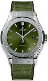Hublot Classic Fusion Green Sunray Dial Automatic Men's Watch 542.NX.8970.LR