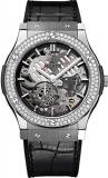 Hublot Classic Fusion Classico Ultra-Thin Titanium Diamonds 45 mm Watch 515.NX.0170.LR.1104