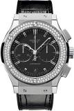 Hublot Classic Fusion Chronograph Titanium Diamonds Watch 521.NX.1170.LR.1104