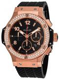 Hublot Big Bang 18kt Rose Gold Automatic Chronograph Diamond Men's Watch 301.PX....