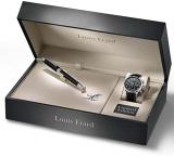 Louis Erard Men's 42mm Black Calfskin Band Steel Case Automatic Analog Watch 78225AA22.BVA02