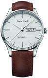Louis Erard Men's Heritage Silver Dial 72288AA21 Veal Leather Strap