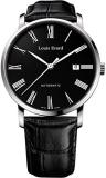 Louis Erard Men's 68233AA02.BDC02 Excellence Analog Display Automatic Self Wind Black Watch