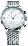 Louis Erard Men's Heritage Chronograph White Dial 78289AA01.BMA08 Milanese strrap