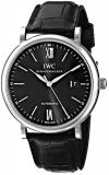 IWC Men's IW356502 Portofino Automatic Black Dial Watch