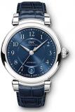 IWC Da Vinci Blue Dial Automatic Leather Band Watch IW458312