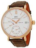 IWC Portofino Automatic Silver Dial Brown Leather Strap Mens Watch IW510107